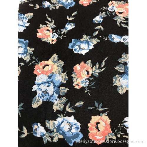 Cotton-Linen Plain Printed Fabric